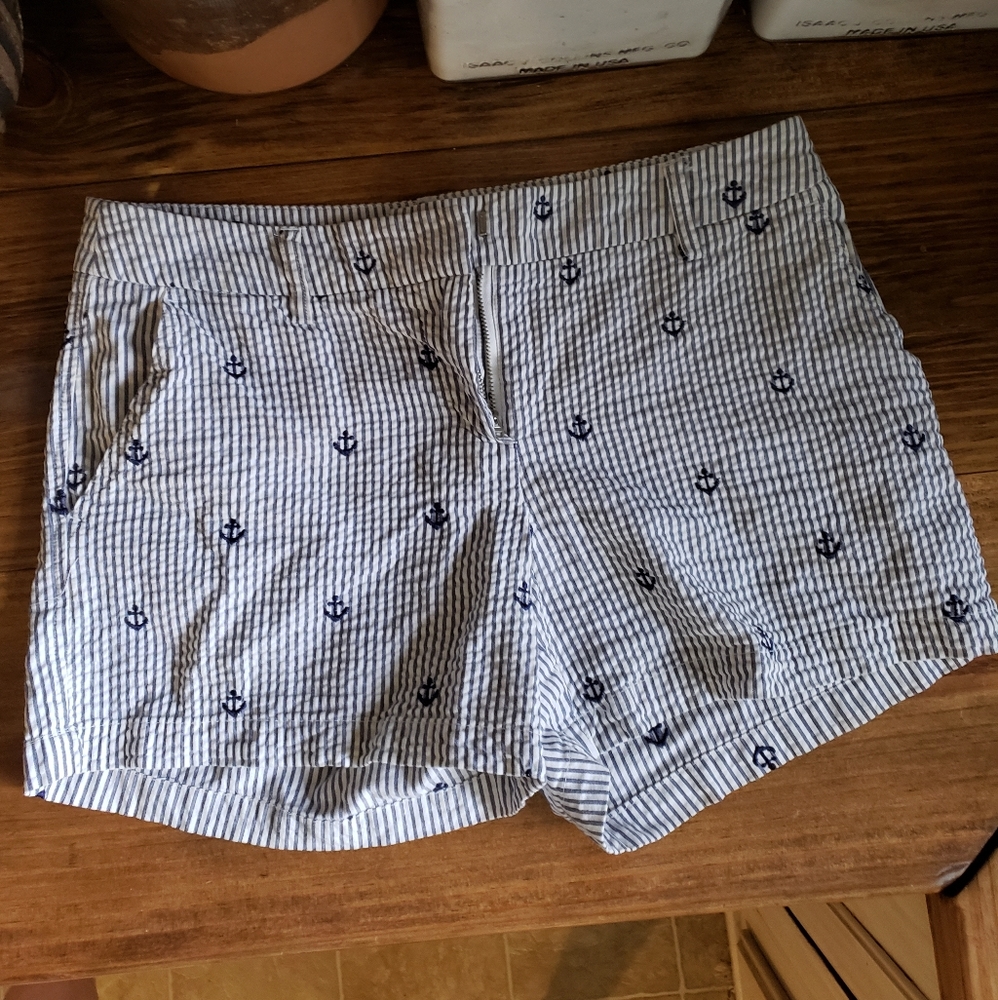 Adorable seersucker shorts